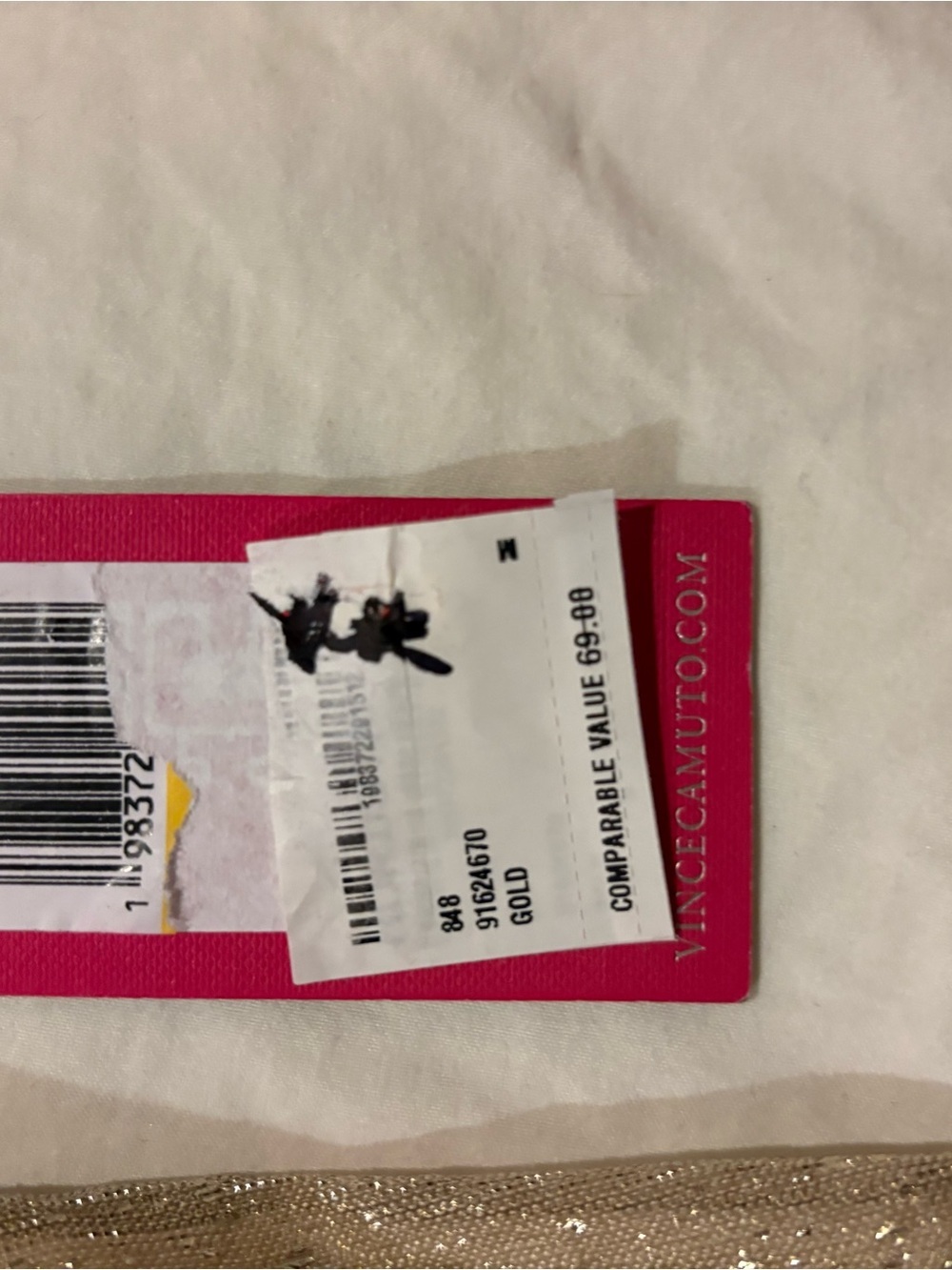 Vince Camuto Metallic Gold Sleeveless Halter Top - Picture 5 of 5